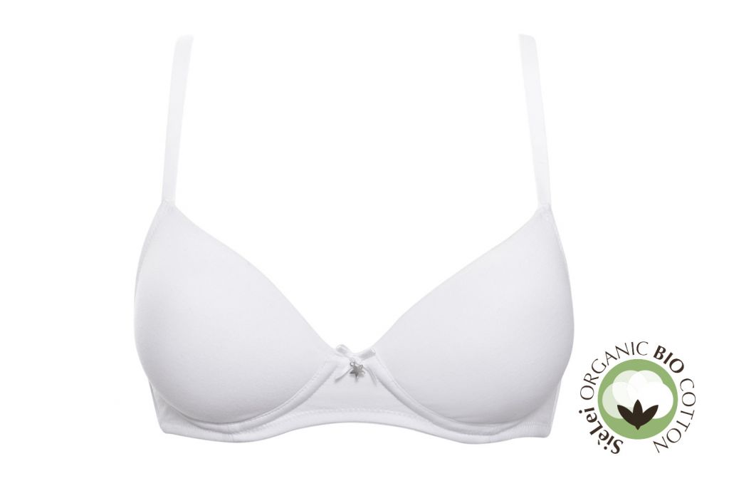 Сутиен от органичен памук без банел Sielei 1456 серия Natural Cotton