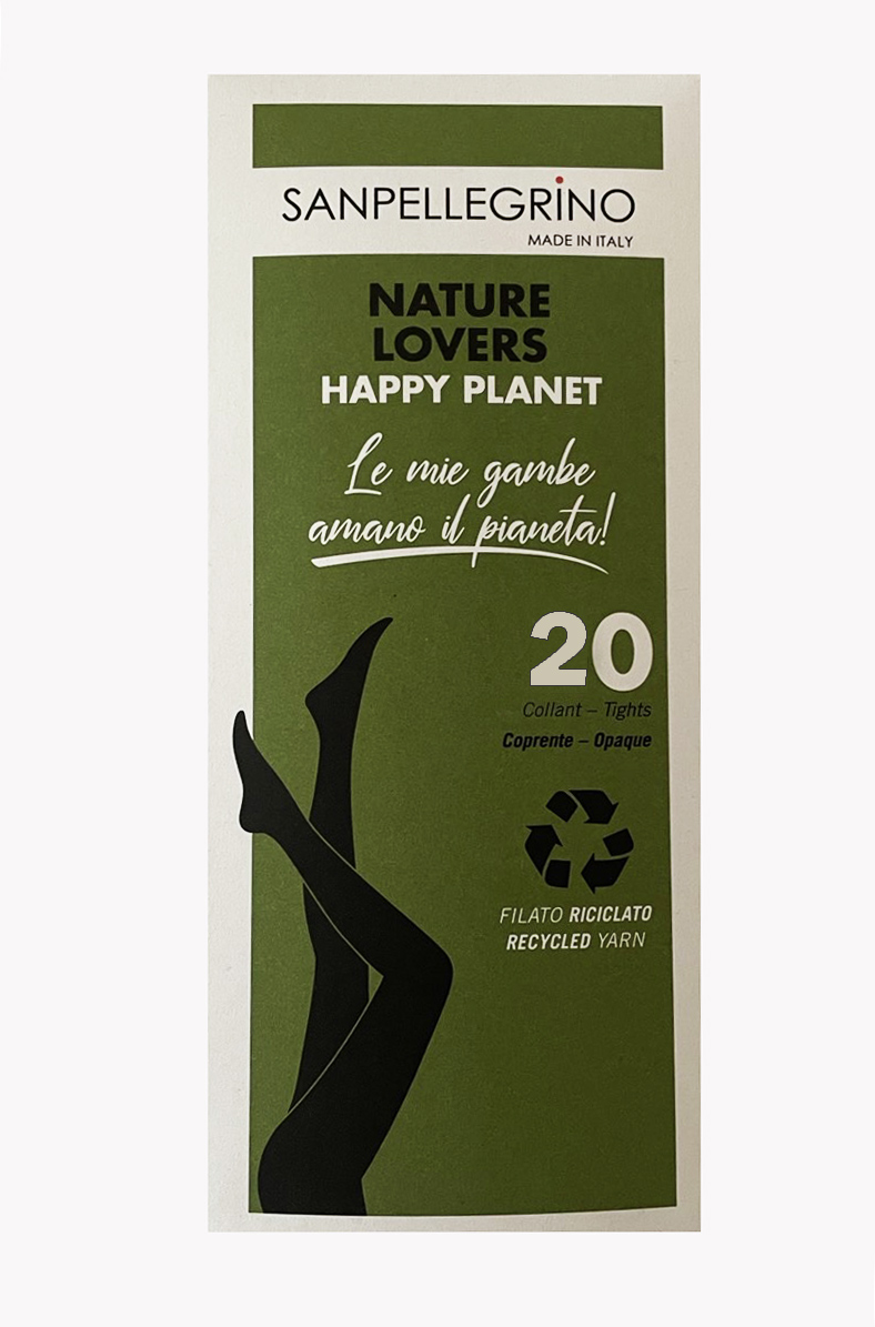 Прозрачен чорапогащник Sanpellegrino 20 ДЕН Nature Lovers-Happy Planet