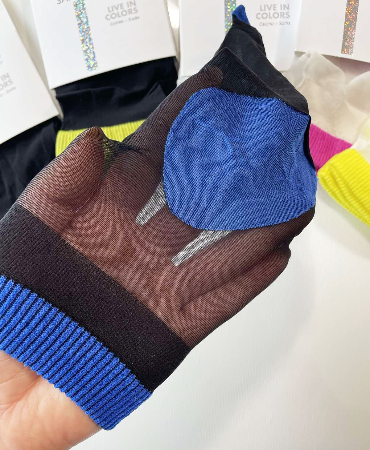 Дамски къси чорапки Sanpellegrino Fluo Touch