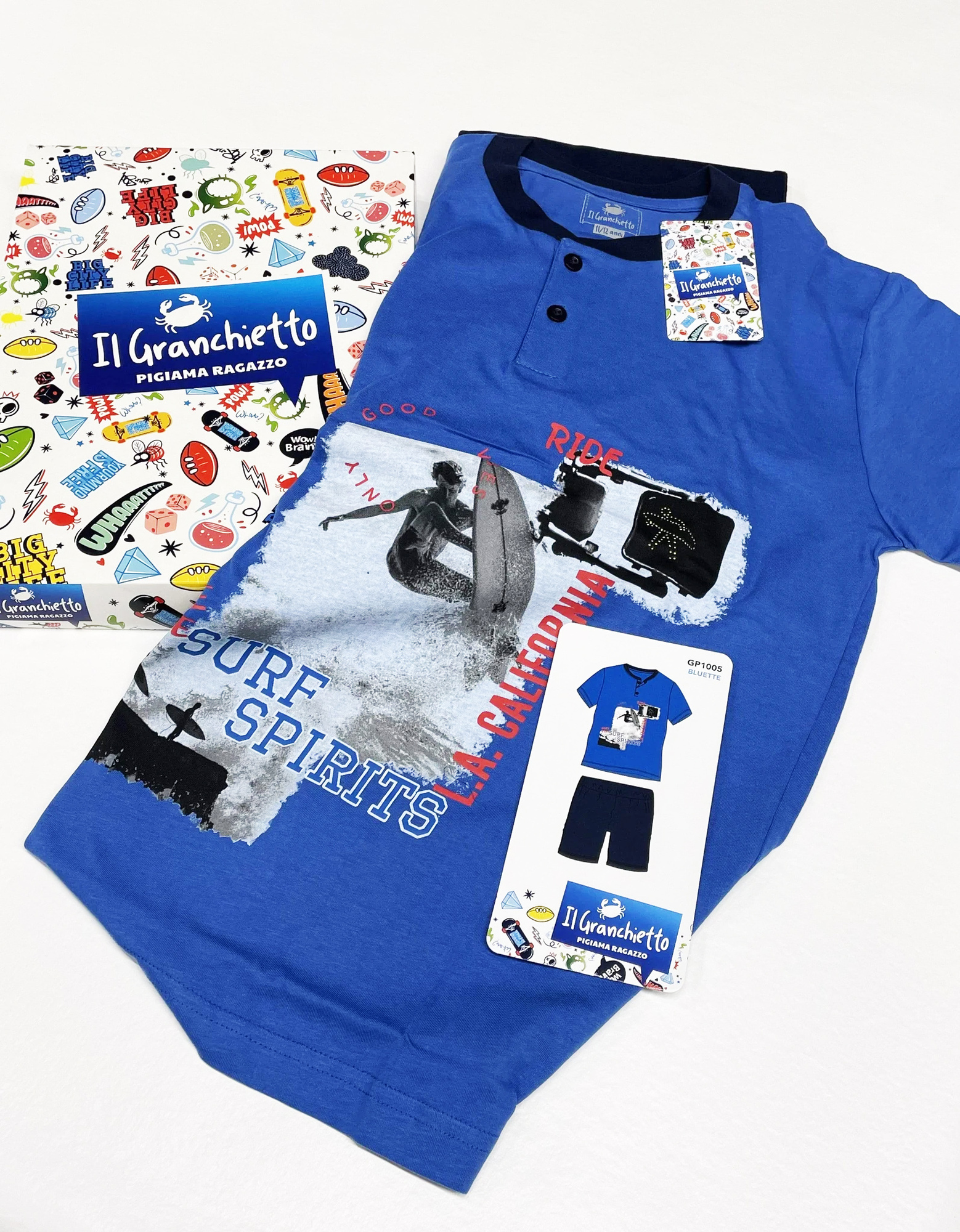 Лятна пижама за момче IL Granchietto GP1005