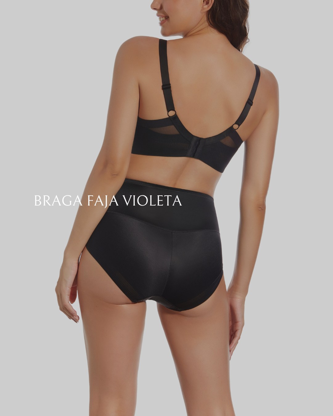 Луксозни стягащи бикини с висока талия Selene Faja Violeta 3122