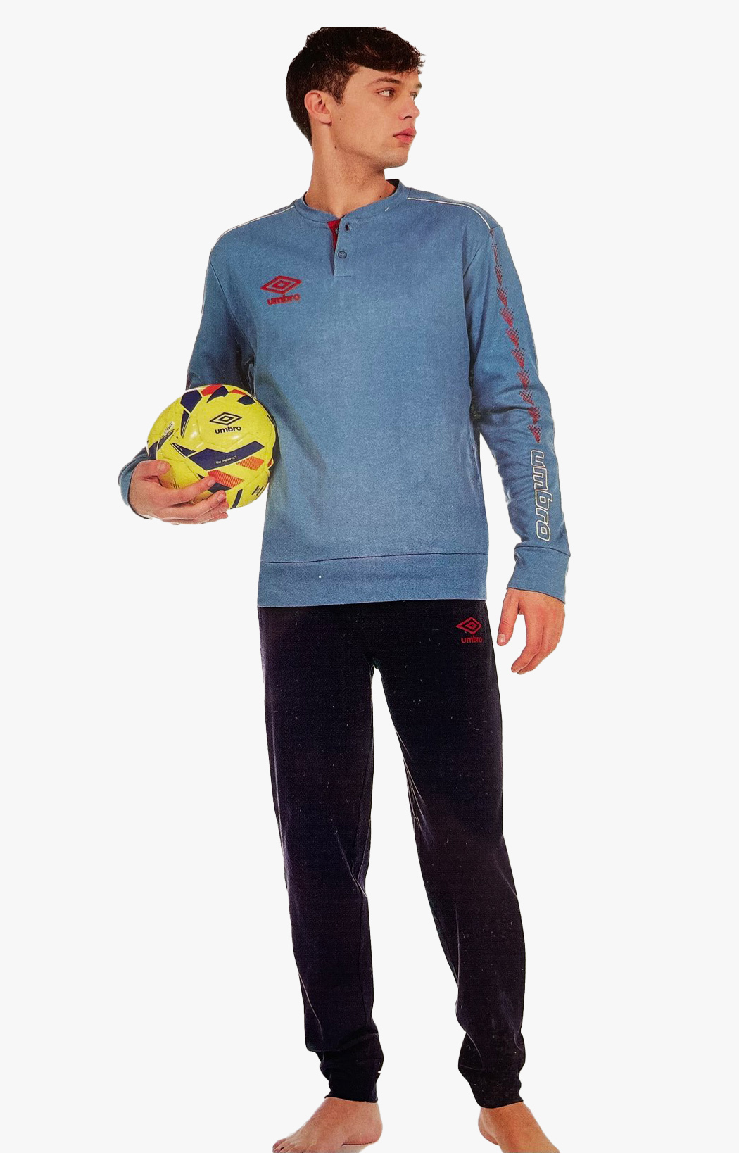 Мъжка памучна пижама/ Домашен комплект Umbro 10429