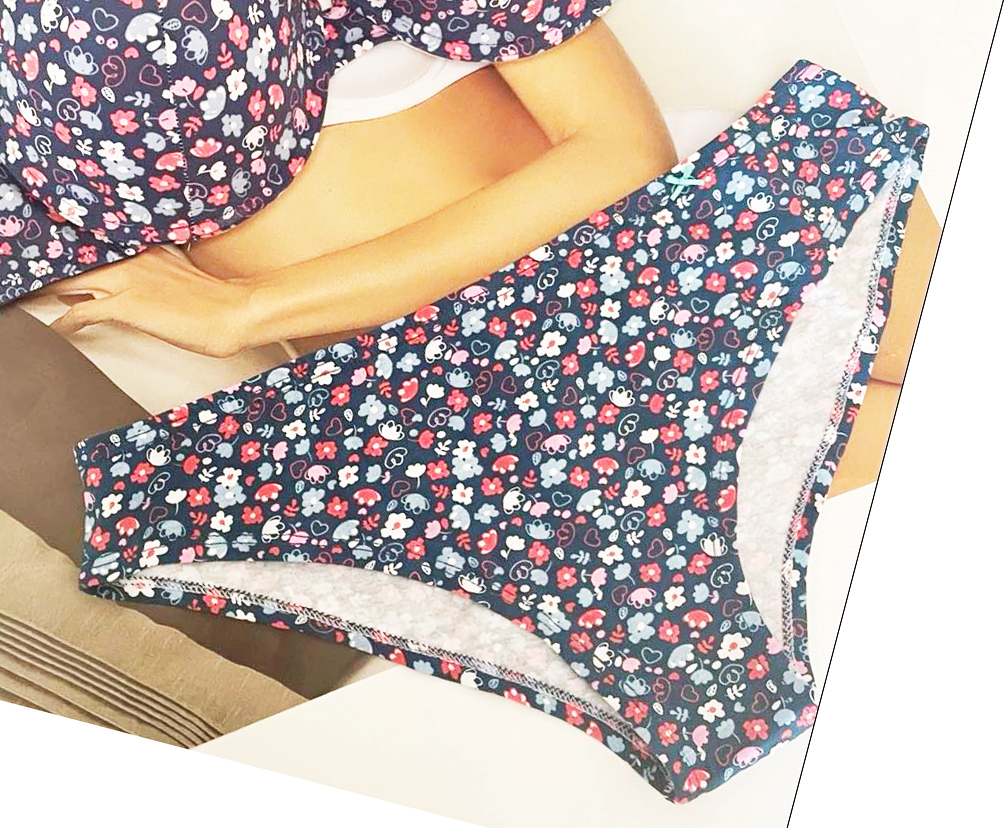 Дамски памучни бикини Infiore 886 Bloom Fashion Cotton