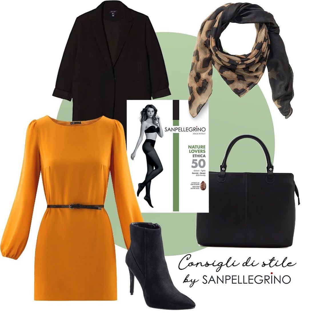 EKO чорапогащник Sanpellegrino 50 ДЕН Ethica Nature Lovers