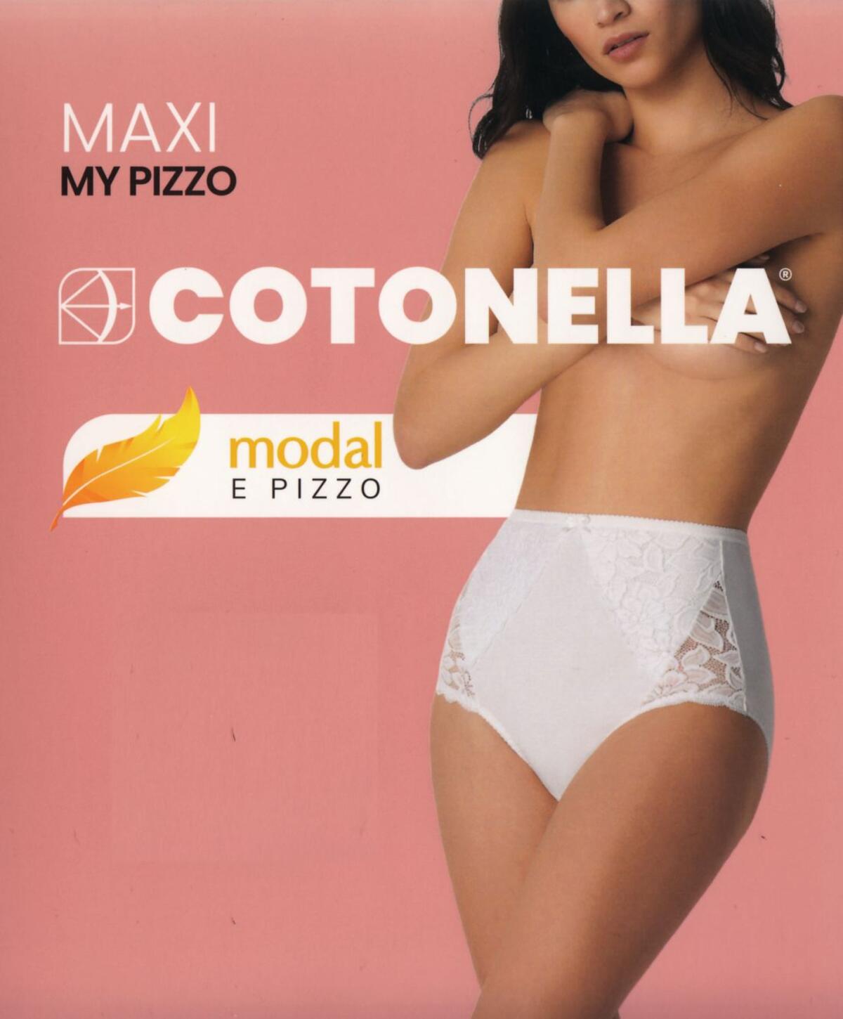 Дамски бикини от памук и модал Cotonella 90 Maxi с размер до 6ХЛ
