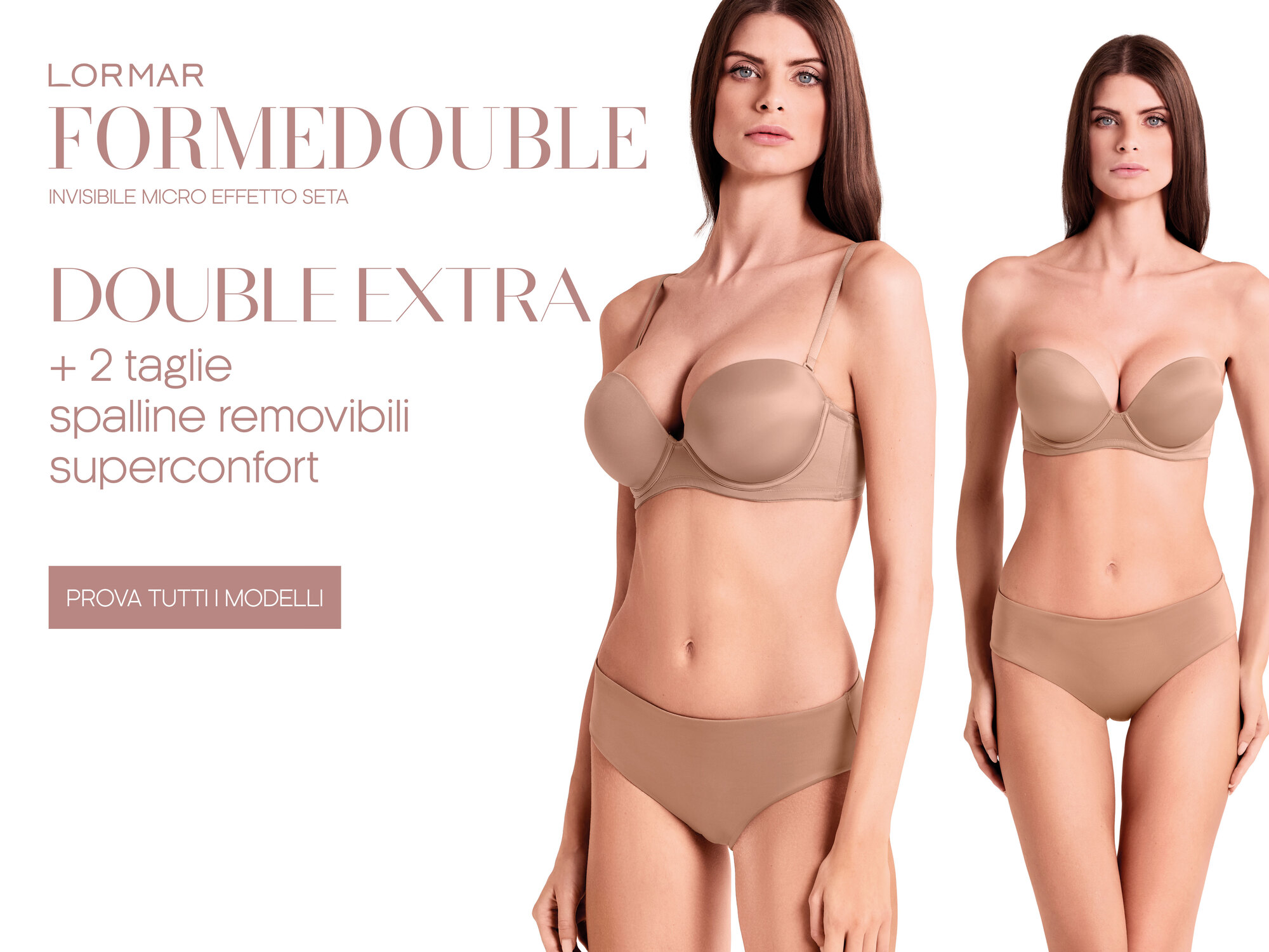 Бриджитка SUPER PUSH-UP Lormar Double Extra серия Formedouble Ultrashine