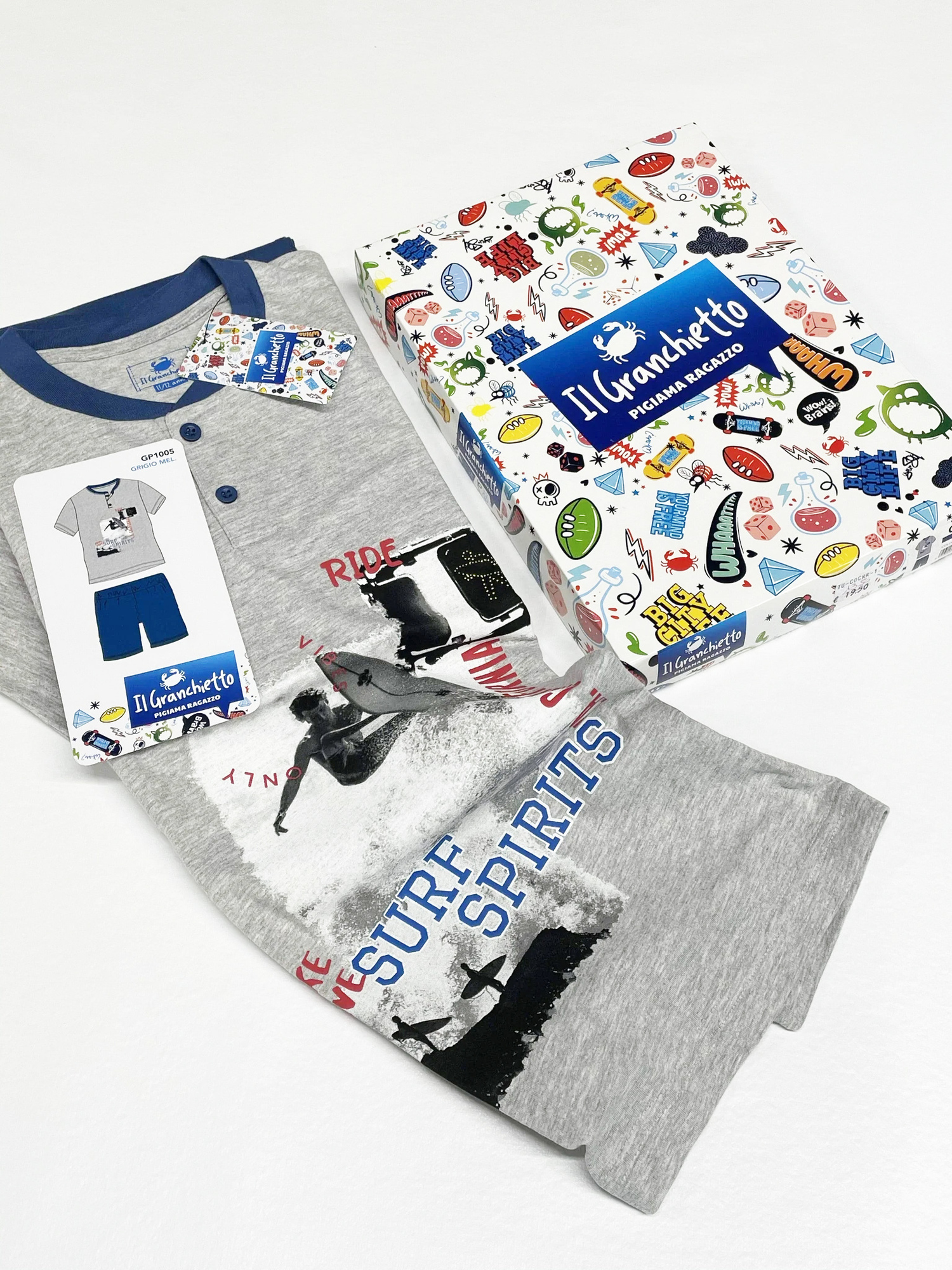 Лятна пижама за момче IL Granchietto GP1005