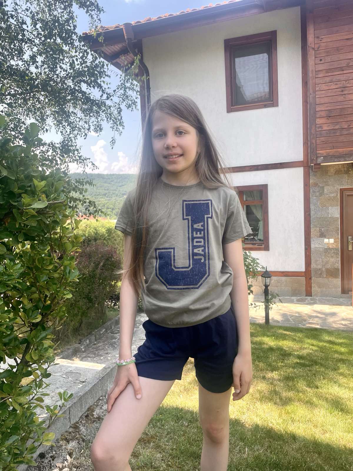 Детска лятна пижама за момиче Jadea Girl 2017