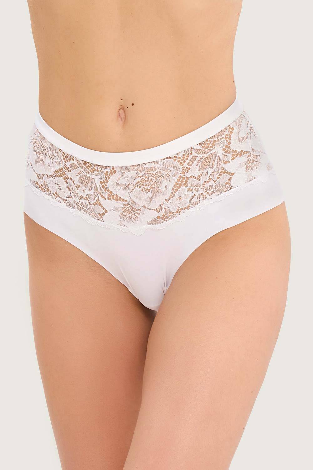 Луксозни лазерно рязани бикини от дантела и микрофибър Lormar Curvy колекция YOUR BODY