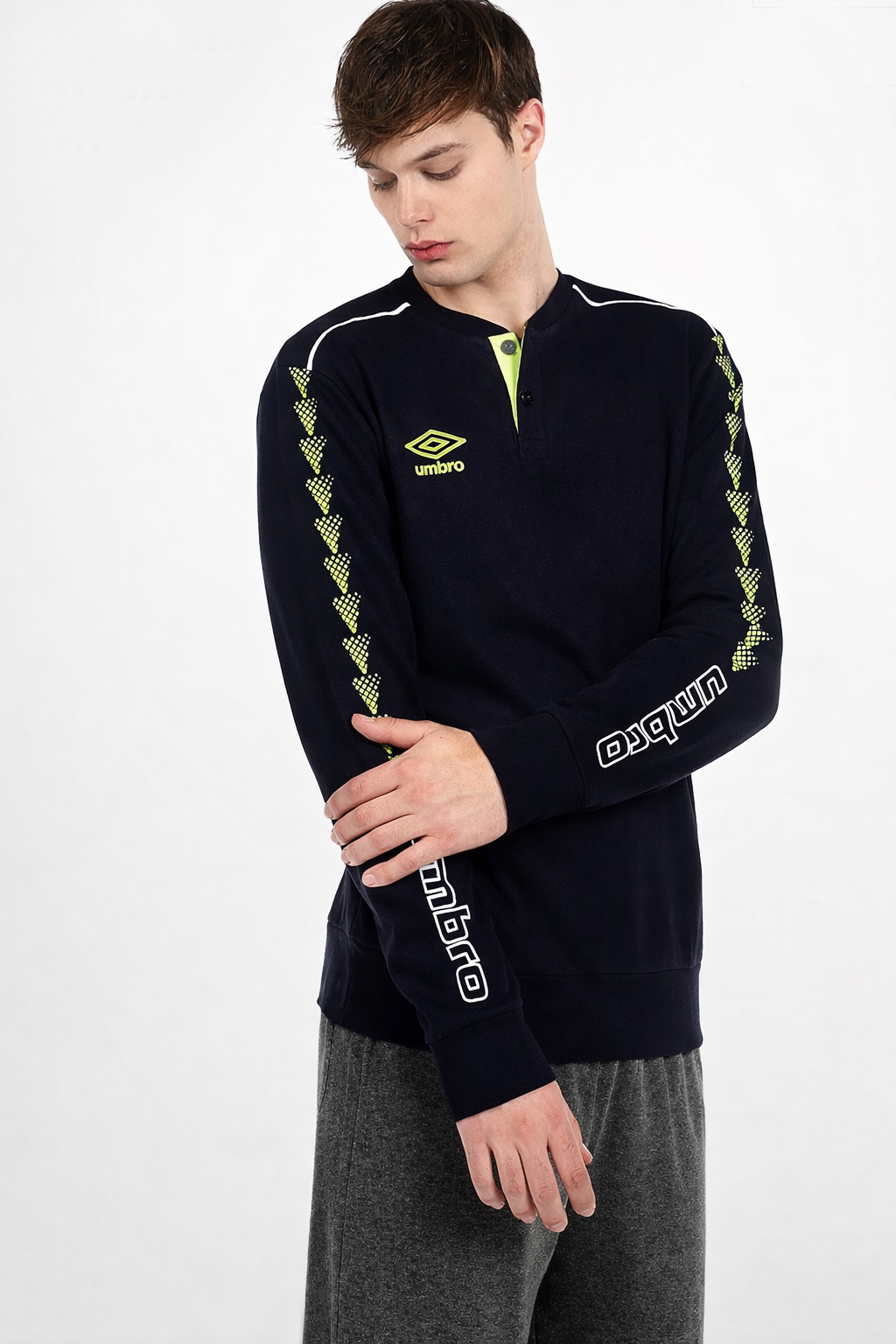 Мъжка памучна пижама/ Домашен комплект Umbro 10429